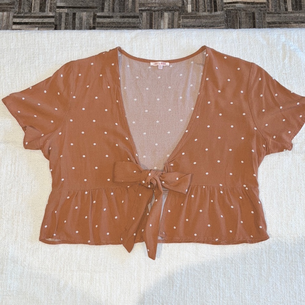 Pacsun Lottie Moss cropped top - SMALL